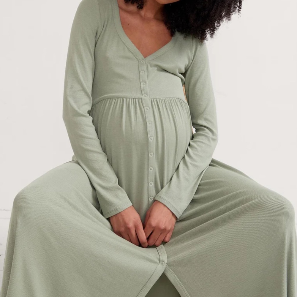 Hatch Women's Maxi Dress in Sage Green